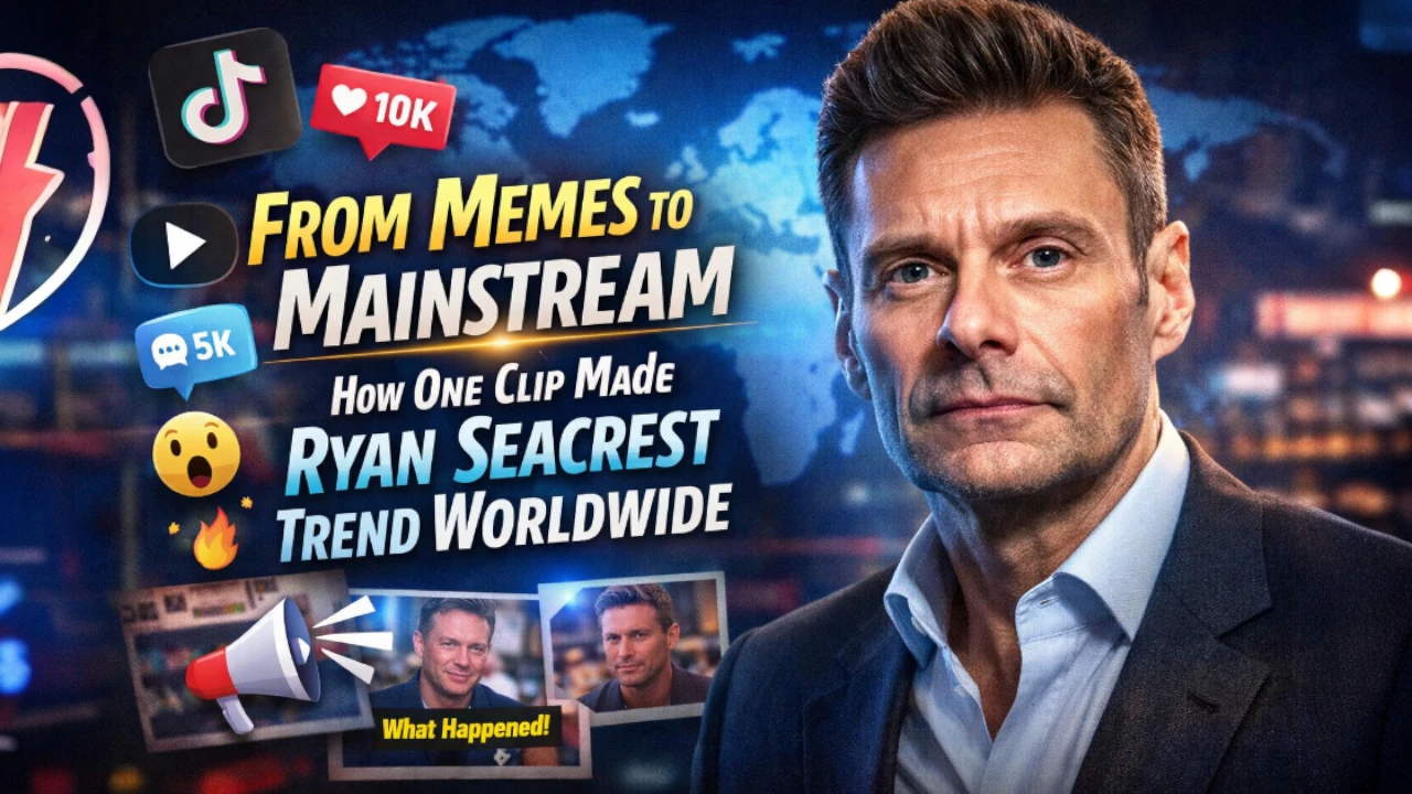 Ryan Seacrest featured in a viral social media moment showing how one TV clip sparked global memes and online debate — TrendMowgli